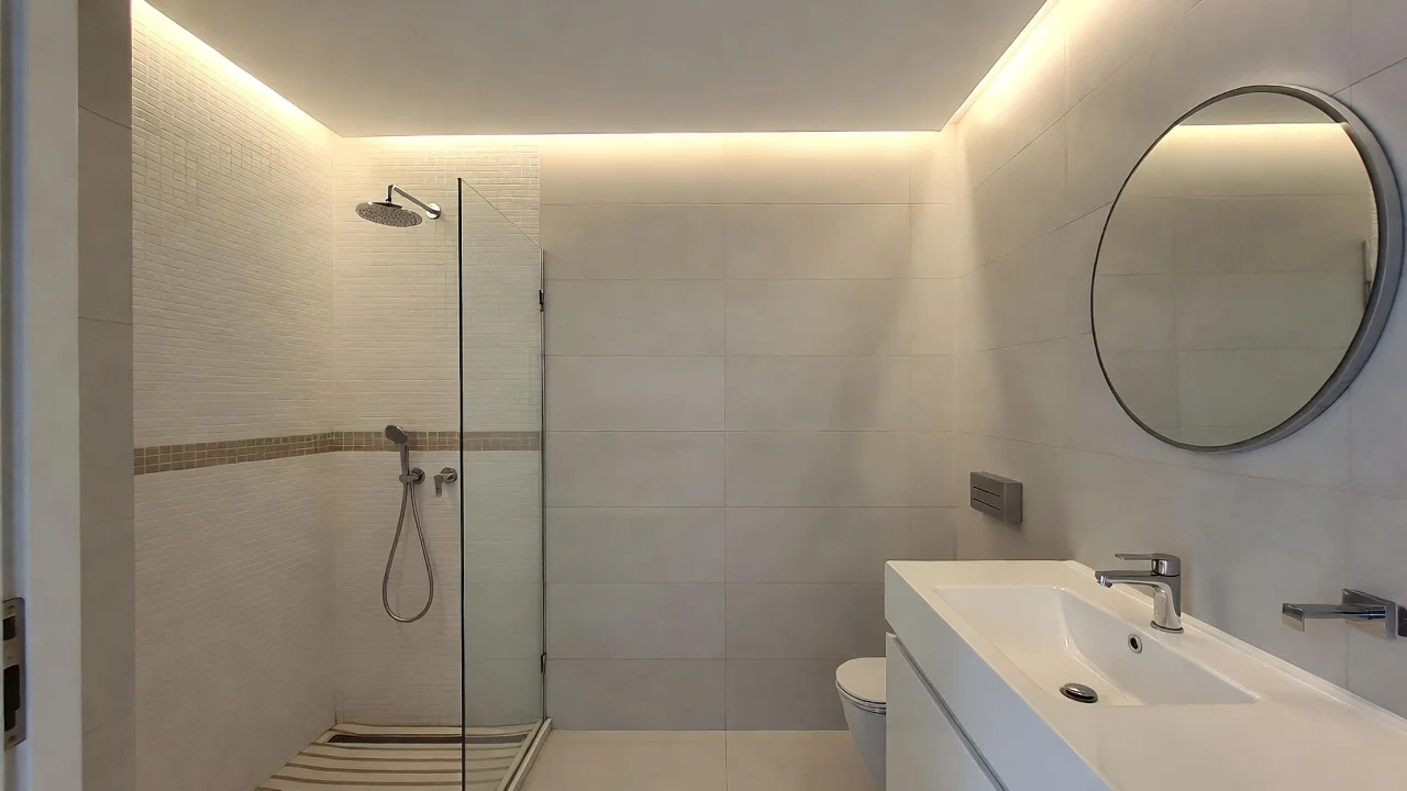 Detalle de baño reformado por EDALSA en Reus